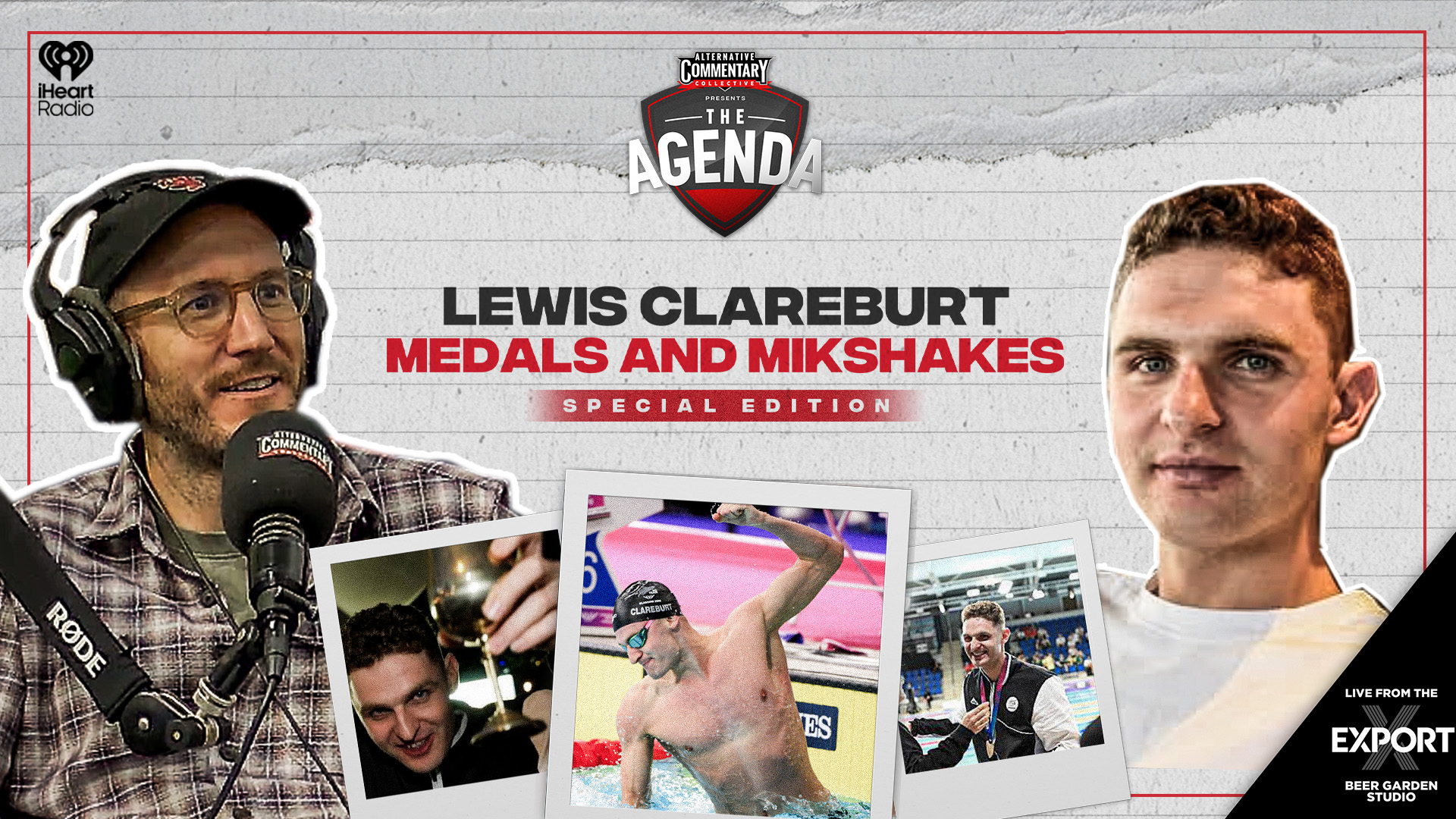 🎧 LISTEN: "Lewis Clareburt: Medals And Milkshakes"