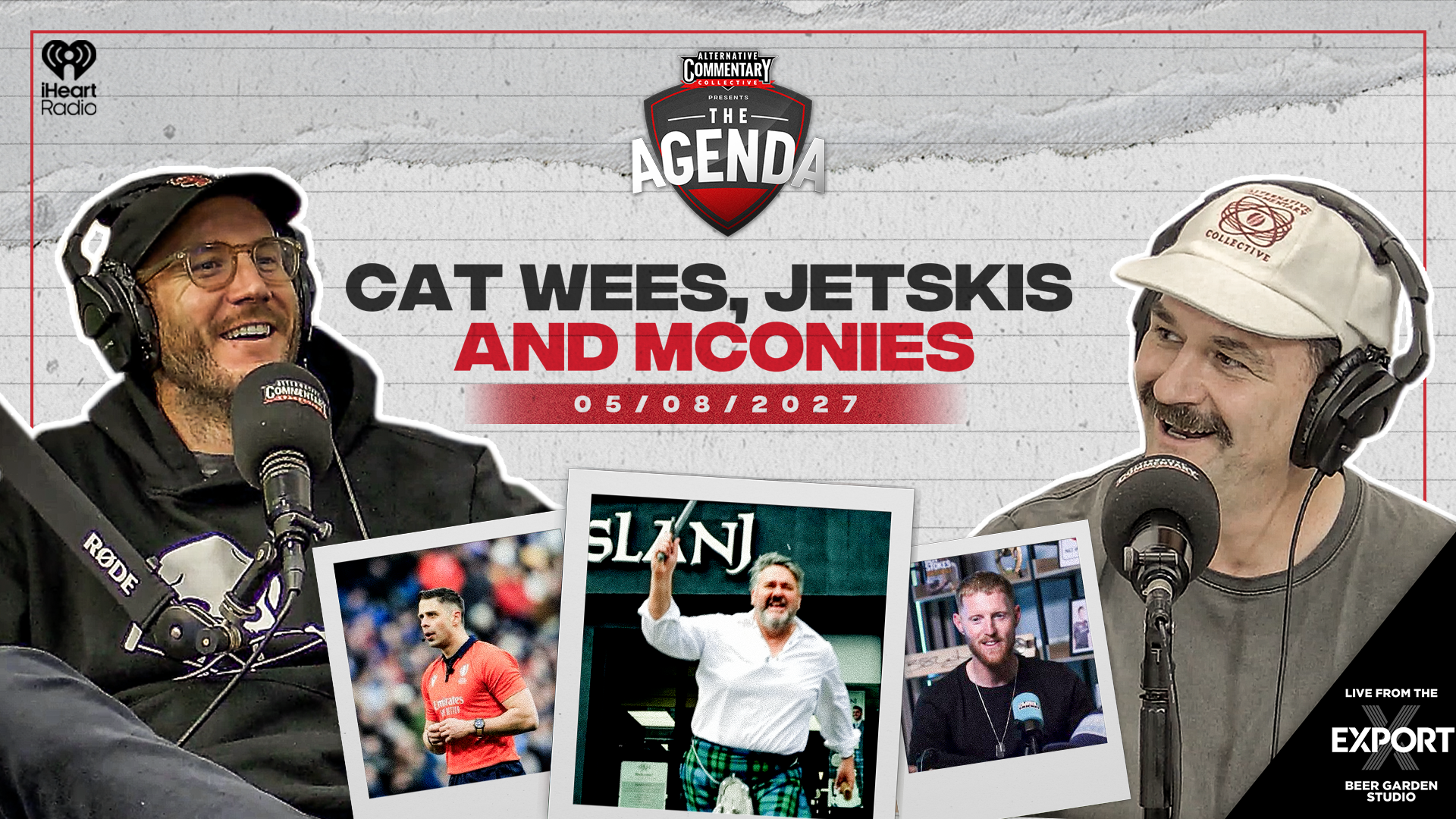 🎧 LISTEN & 📺 WATCH: "Cat Wees, Jetskis And McOnies"