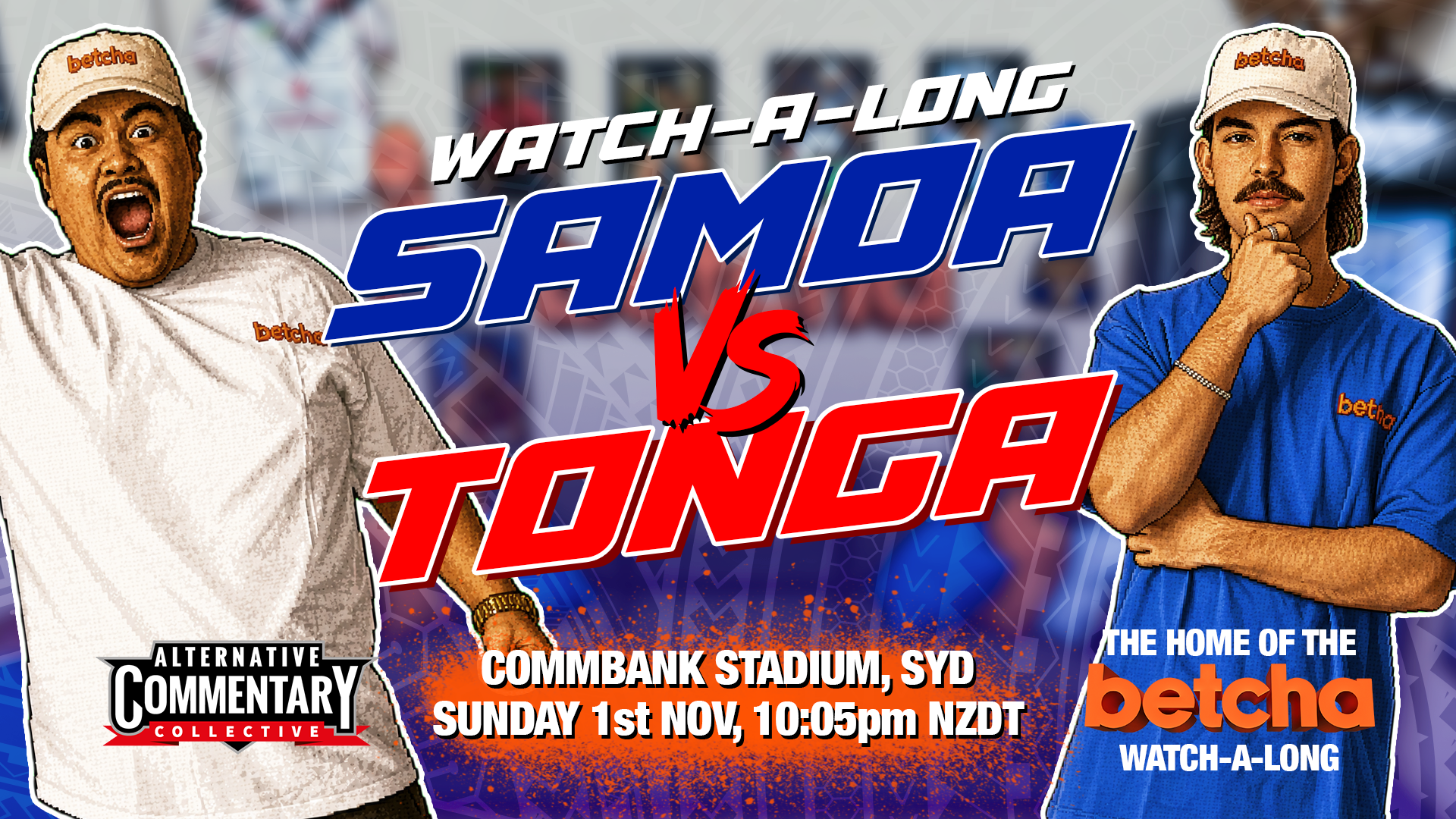 📺 betcha Lounge Watch-A-Long | Toa Samoa Vs Mate Ma'a Tonga