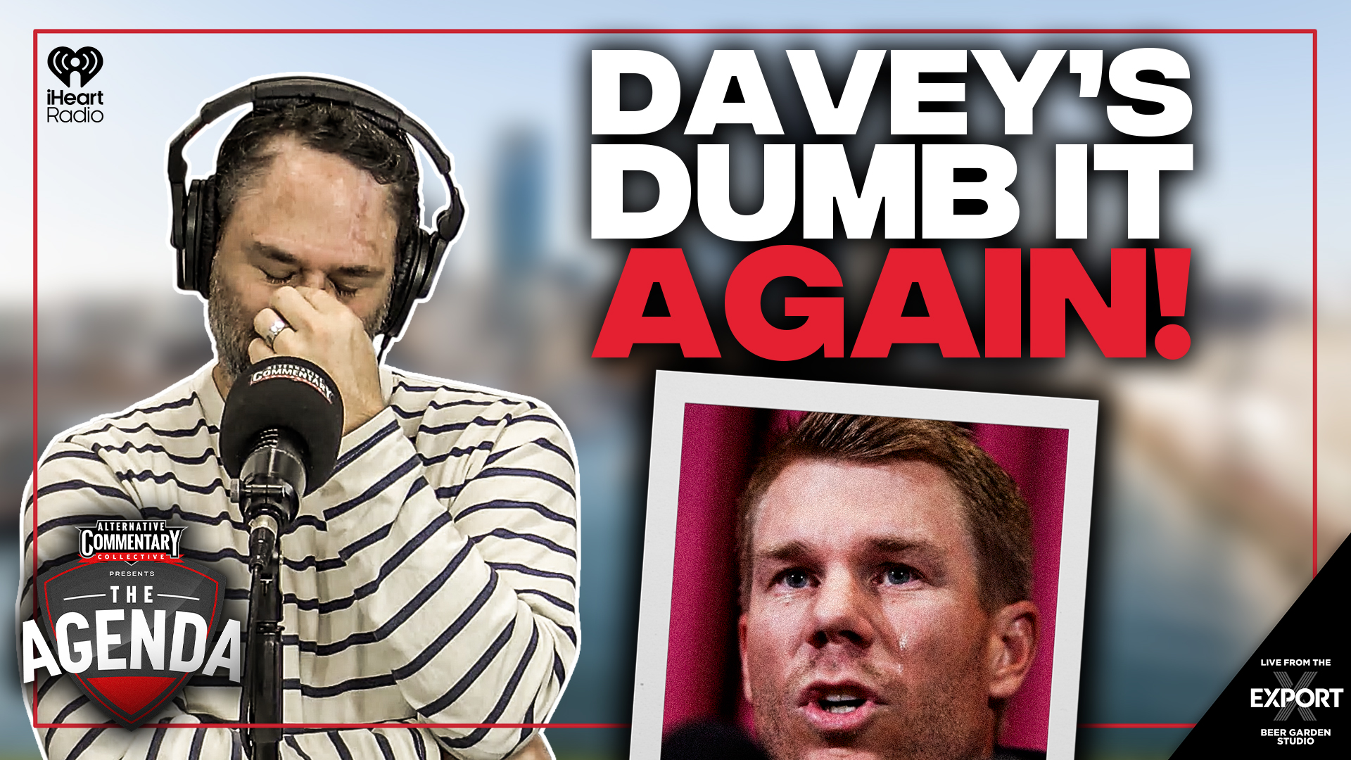 📺 WATCH: "David Warner Falls Down" - The Agenda Podcast (Full Video Episode)