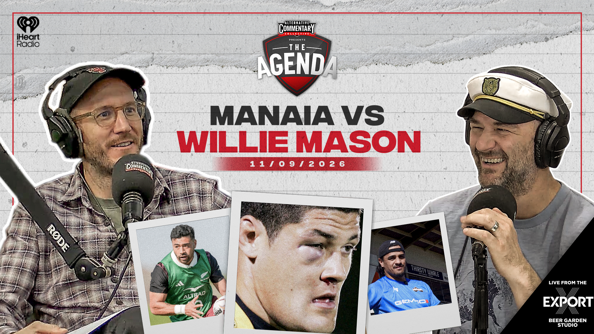 🎧 LISTEN & 📺 WATCH: "Manaia Vs Willie Mason"