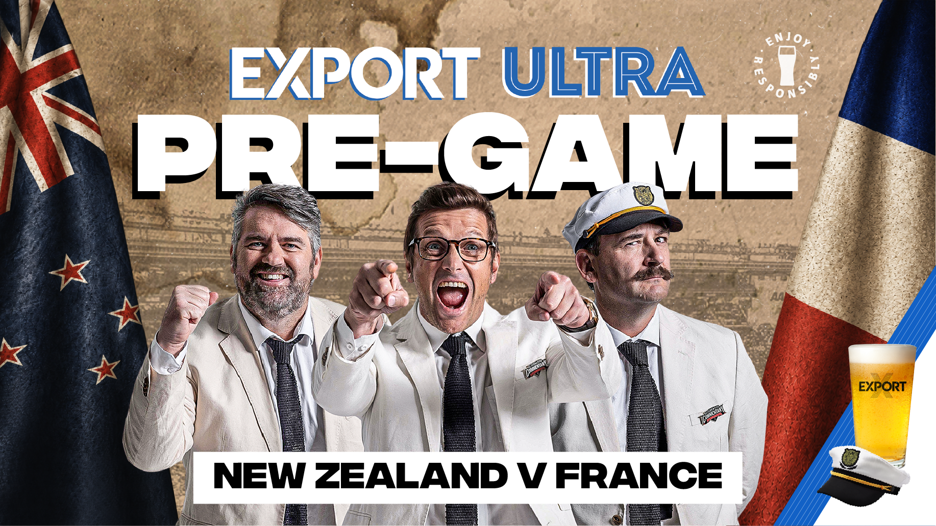 NZ v France Pre-Game | Christchurch