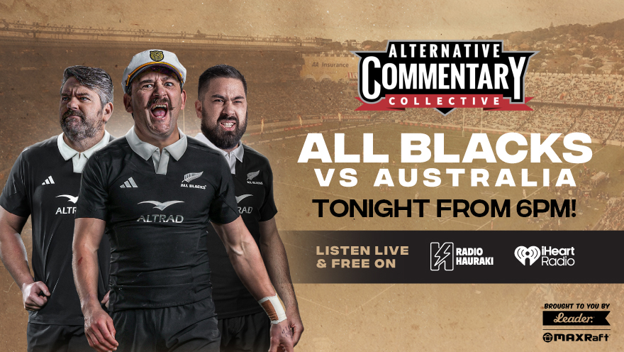 The ACC's Champagne Rugby brings you LIVE & FREE All Blacks commentary!
