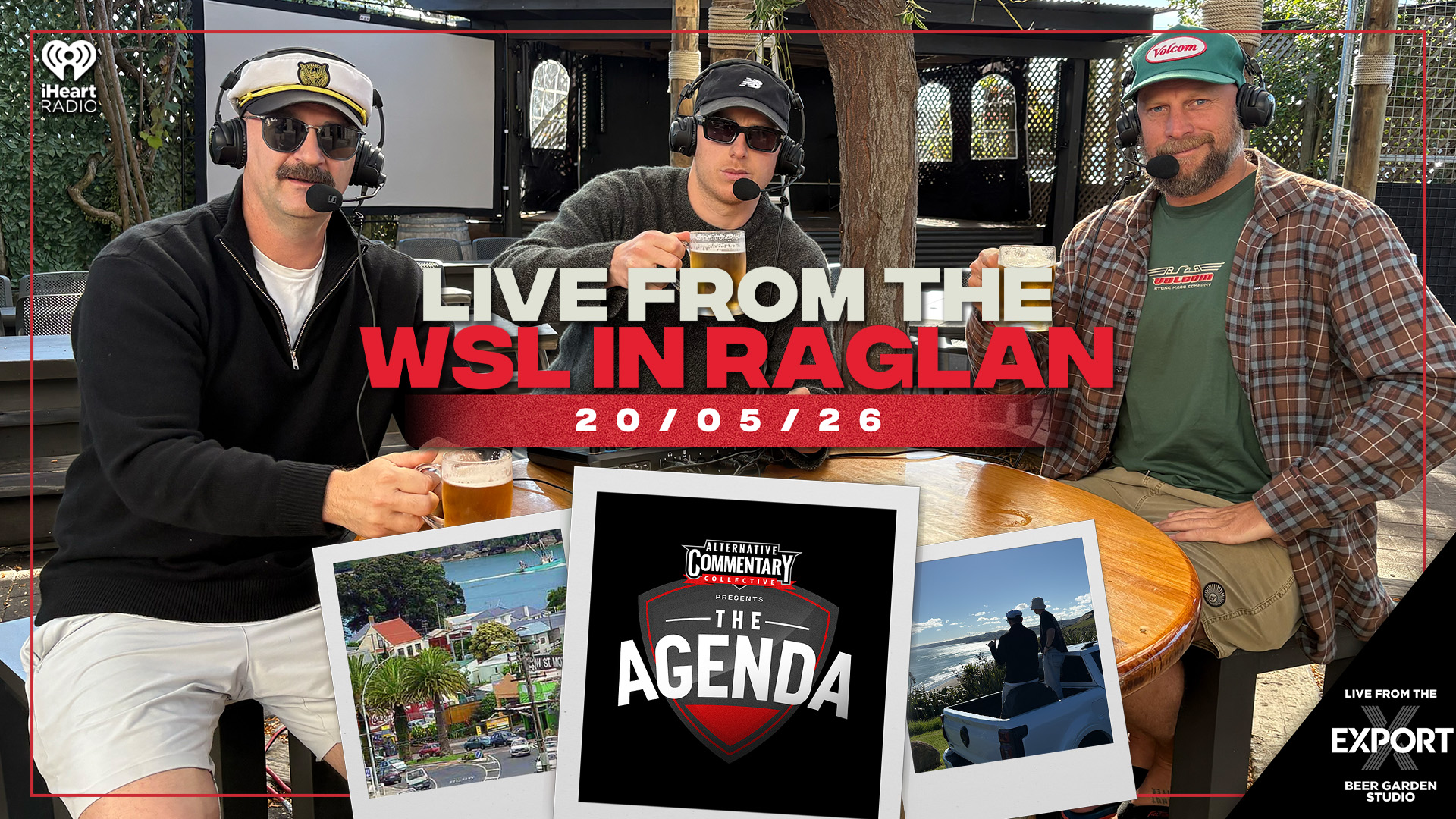 🎧 LISTEN & 📺 WATCH: "Live From The WSL In Raglan"