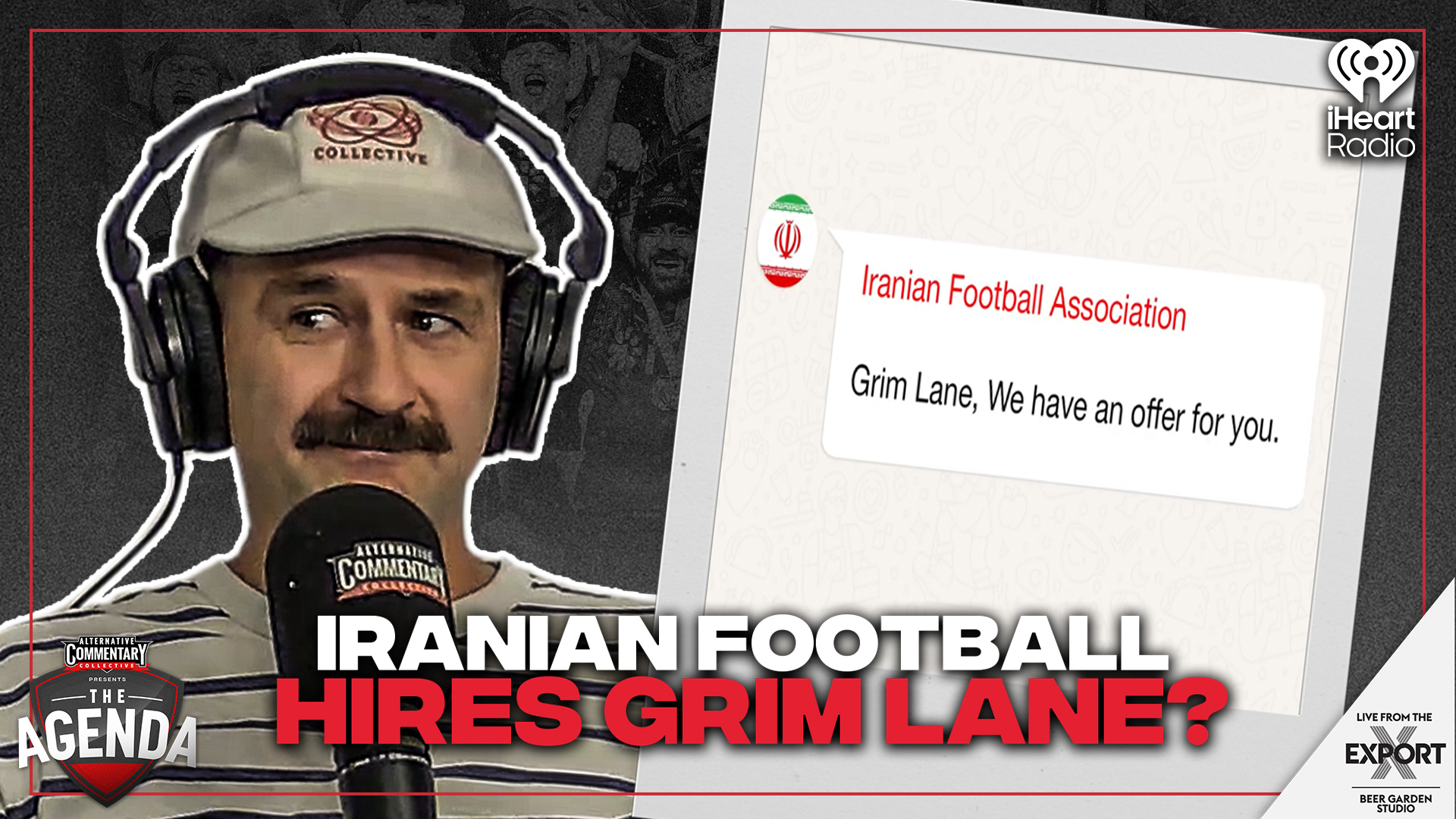 📺 WATCH: Iranian Football hired Grim Lane? - The Agenda Podcast - The Agenda Podcast
