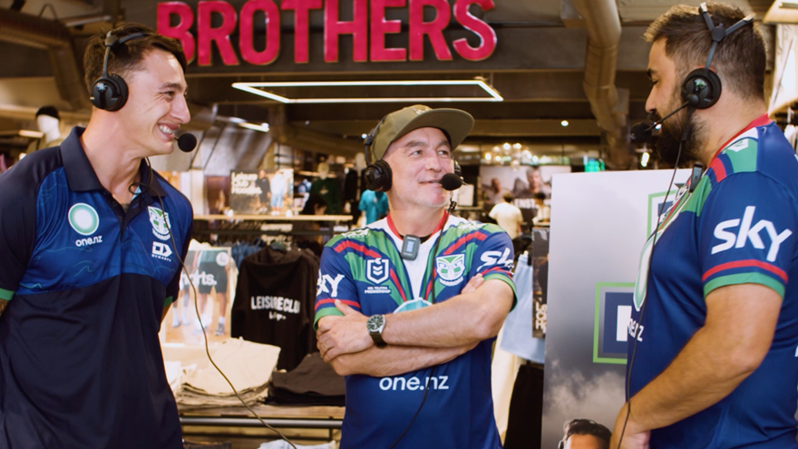 🎥 Mad Monday with The Warriors live from Hallensteins Brothers