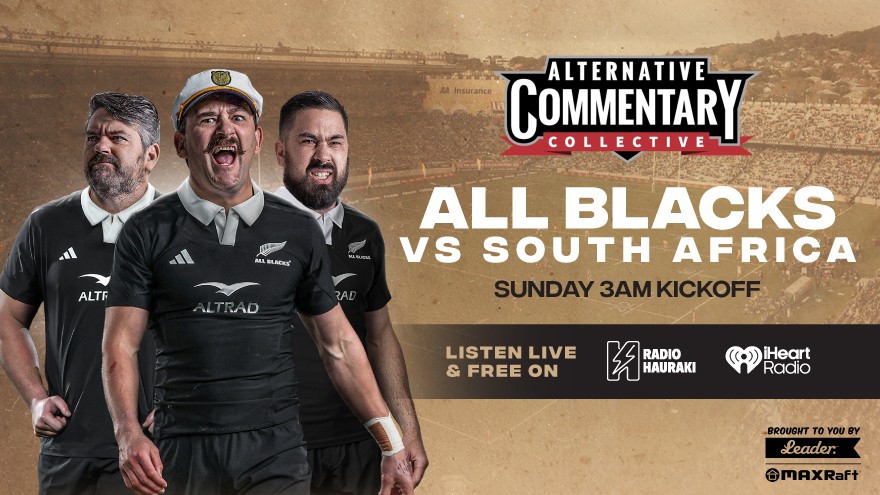 The ACC's Champagne Rugby brings you LIVE & FREE All Blacks commentary!