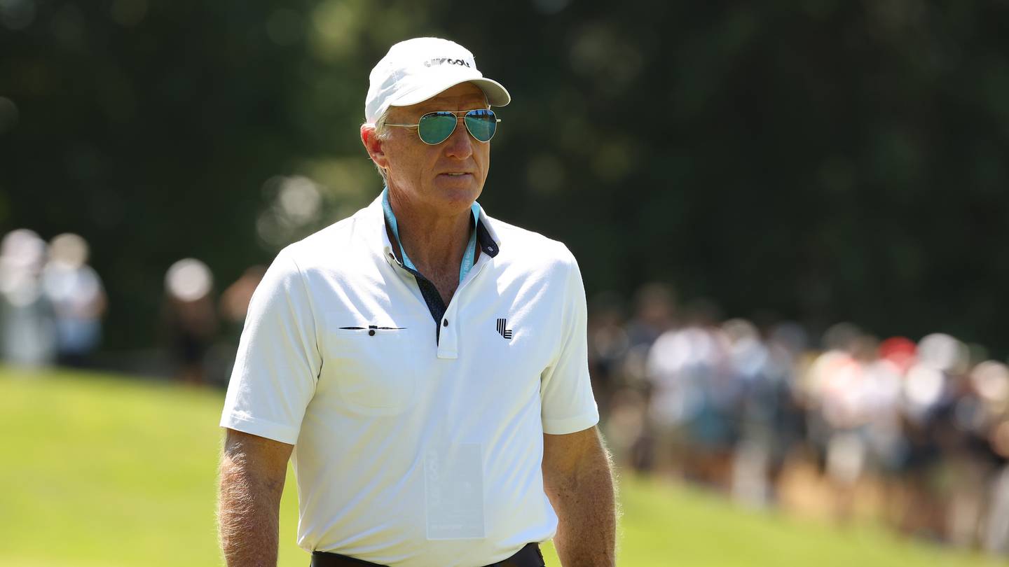 Greg Norman's texts leaked by rival as golf's war heats up