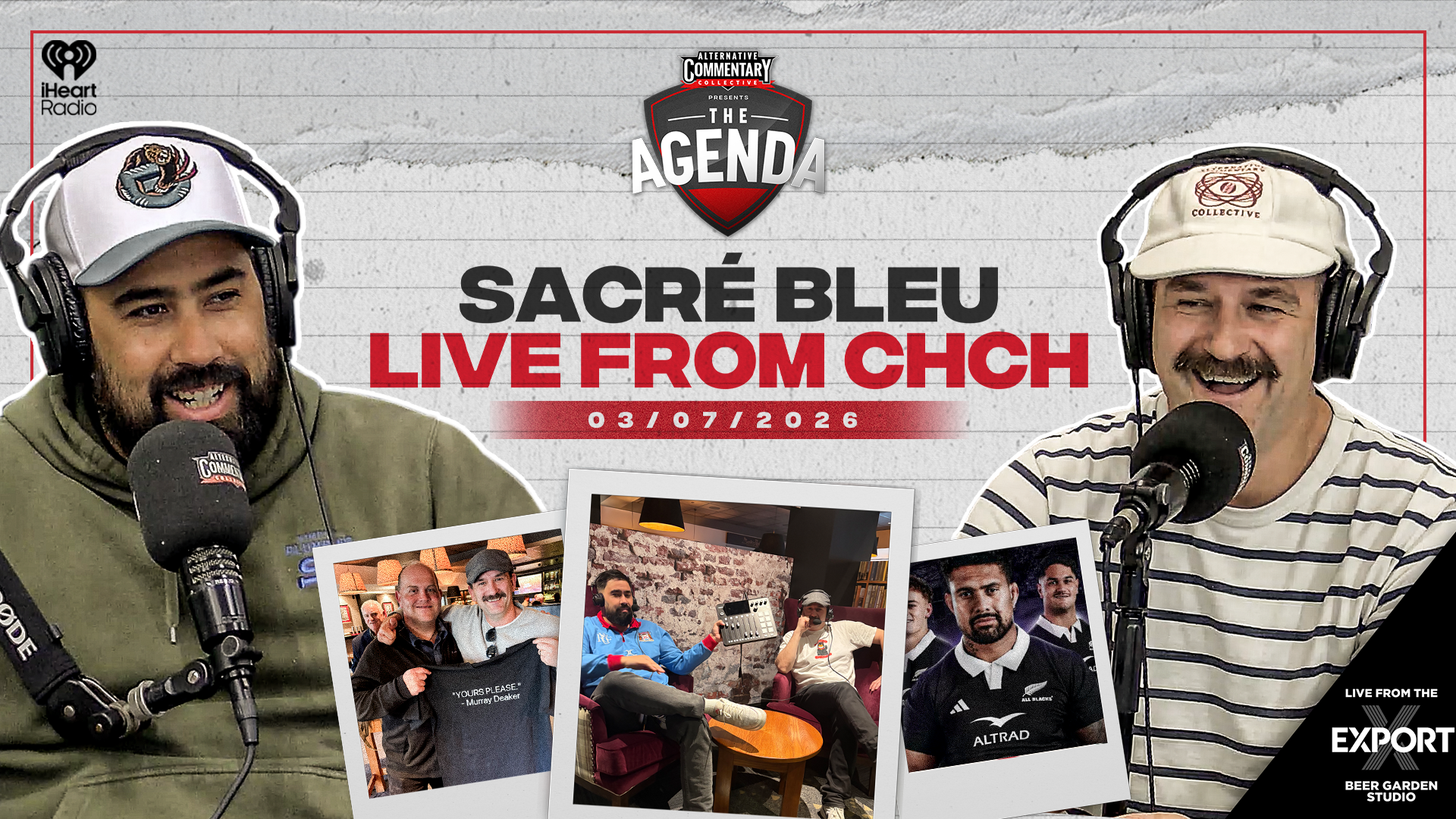 🎧 LISTEN: Sacré Bleu Live From Christchurch