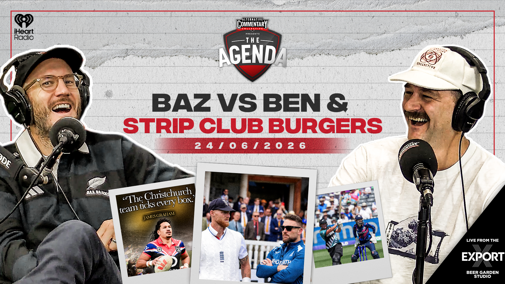 🎧 LISTEN: "Baz Vs Ben & Strip Club Burgers"