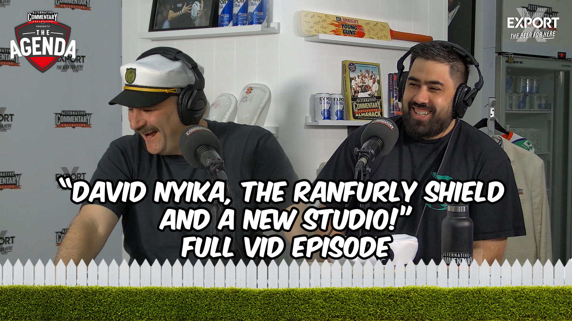 🎥 "David Nyika, The Ranfurly Shield And A New Studio!" - The Agenda Podcast (Full Video Episode)