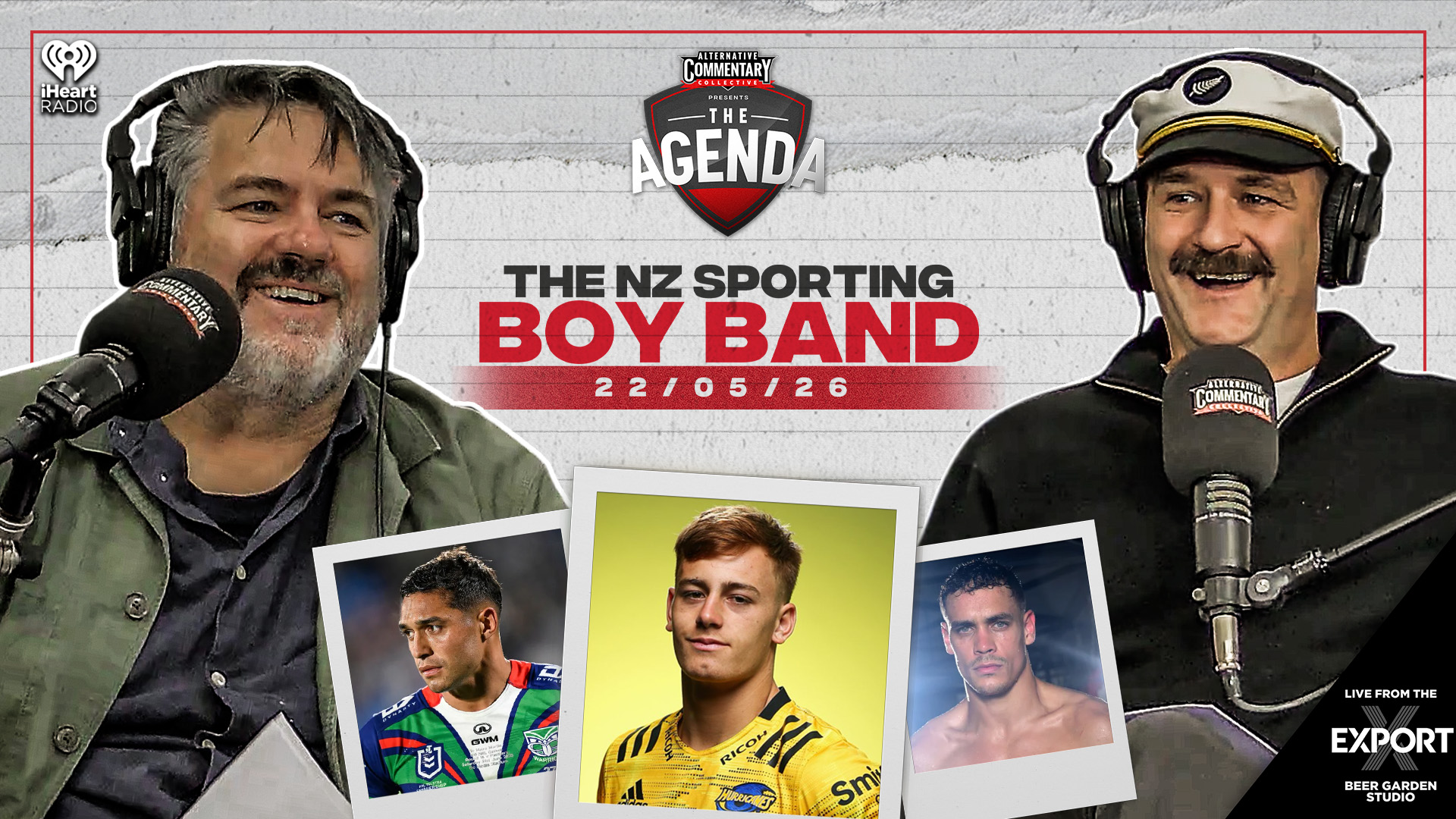 🎧 LISTEN & 📺 WATCH: "The NZ Sporting Boy Band"