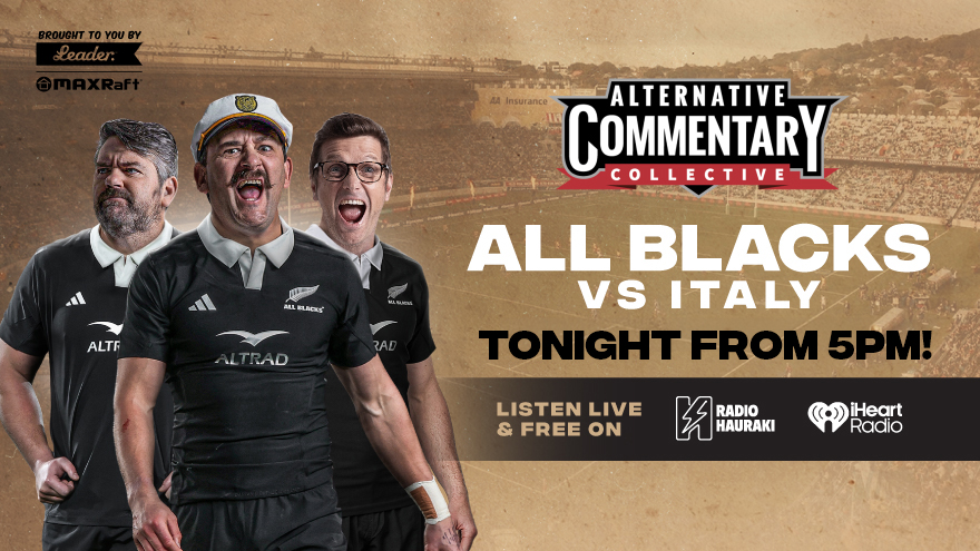 The ACC's Champagne Rugby brings you LIVE & FREE All Blacks commentary!