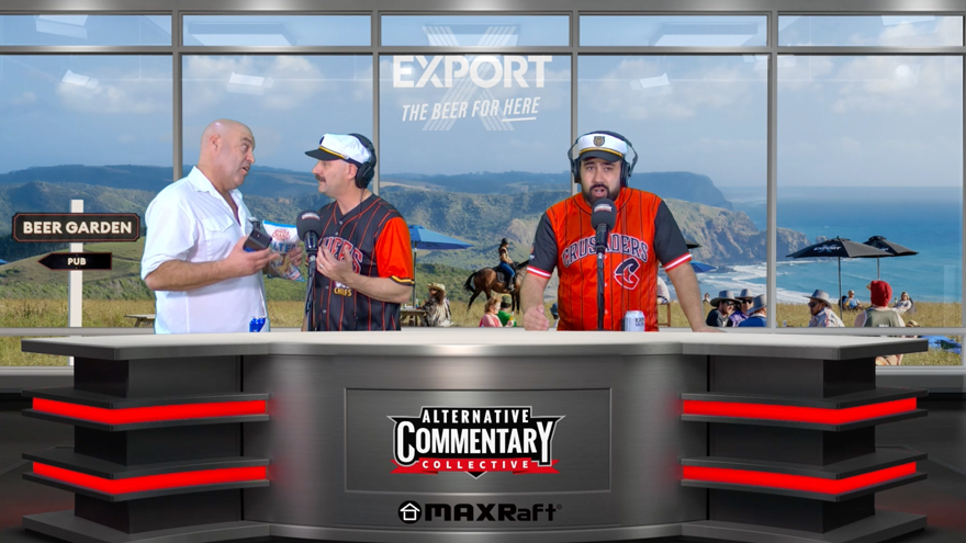 🎥 Leigh Hart crashes live rugby commentary