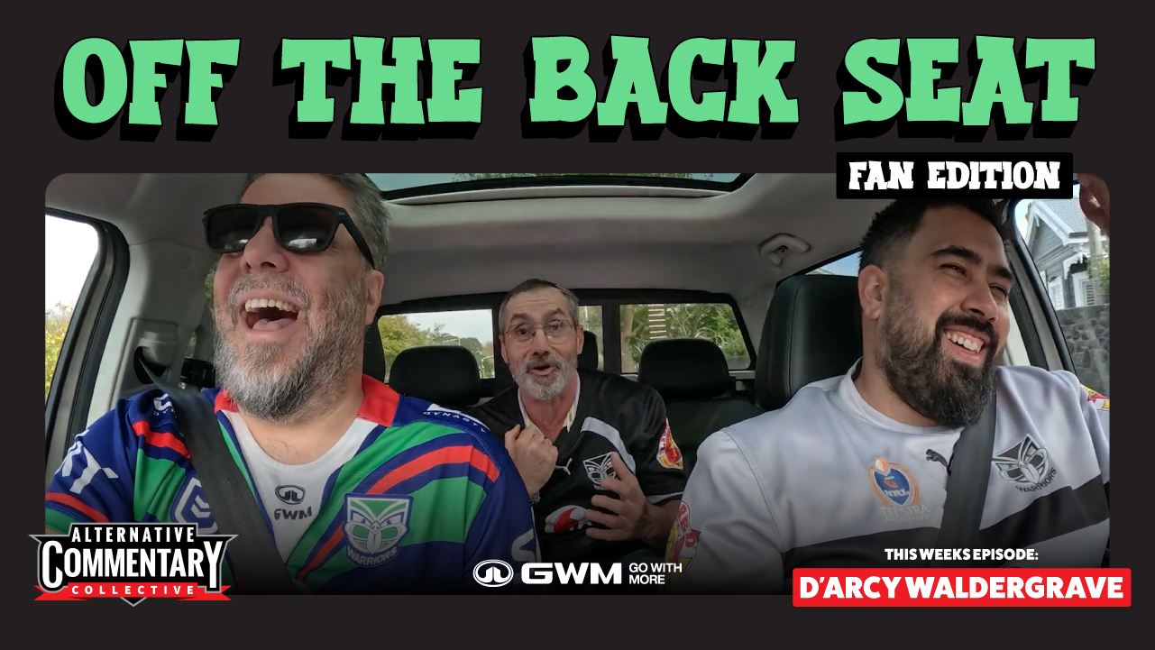 📺 WATCH: D'Arcy Waldegrave's Prized Stacey Jones Jersey & Warriors Obsession | Off The Back Seat: Fan Edition