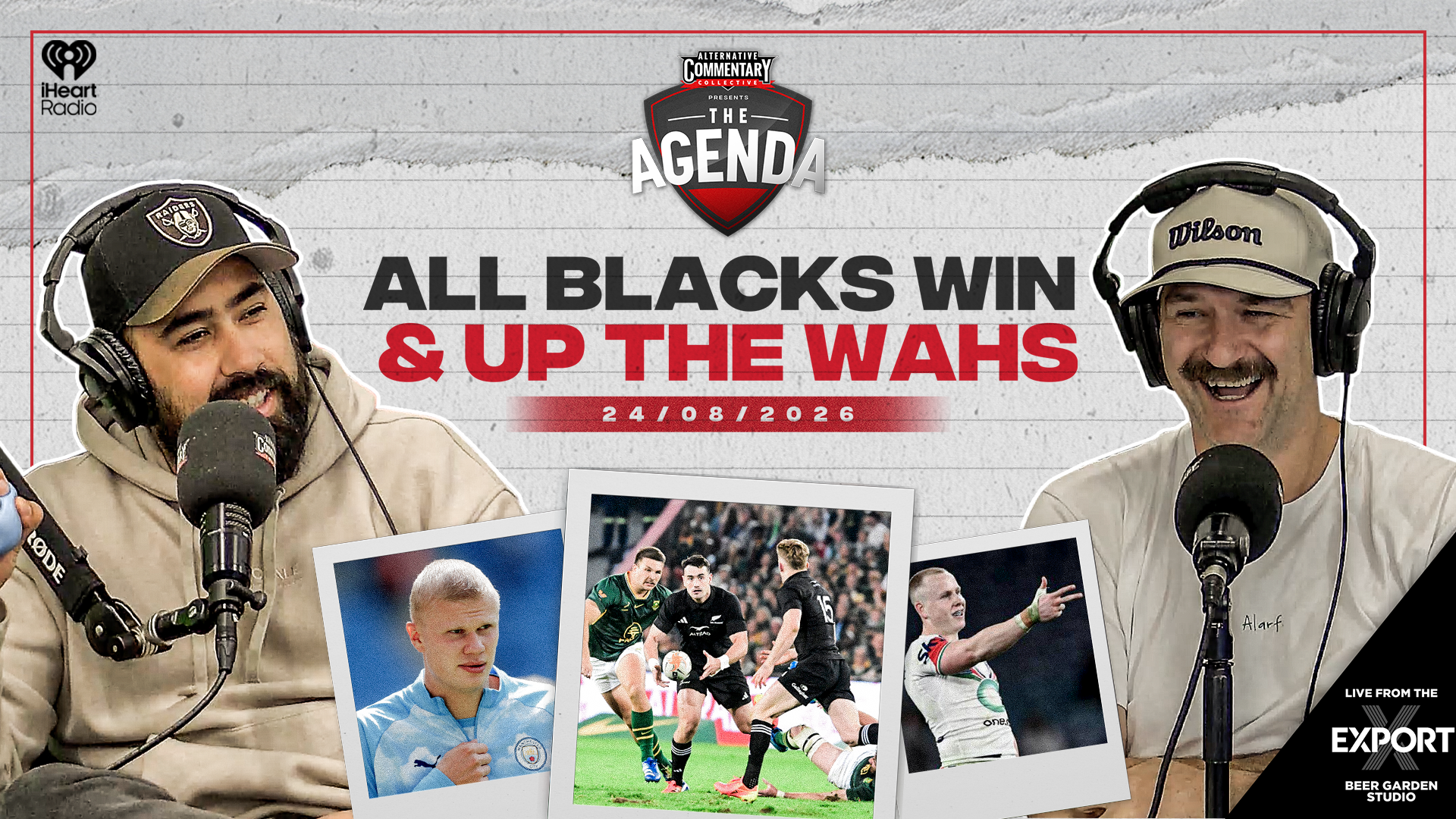 🎧 LISTEN: "All Blacks Win & Up The Wahs"