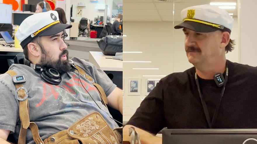 🎥 Why is Manaia wearing a lederhosen in the ACC office