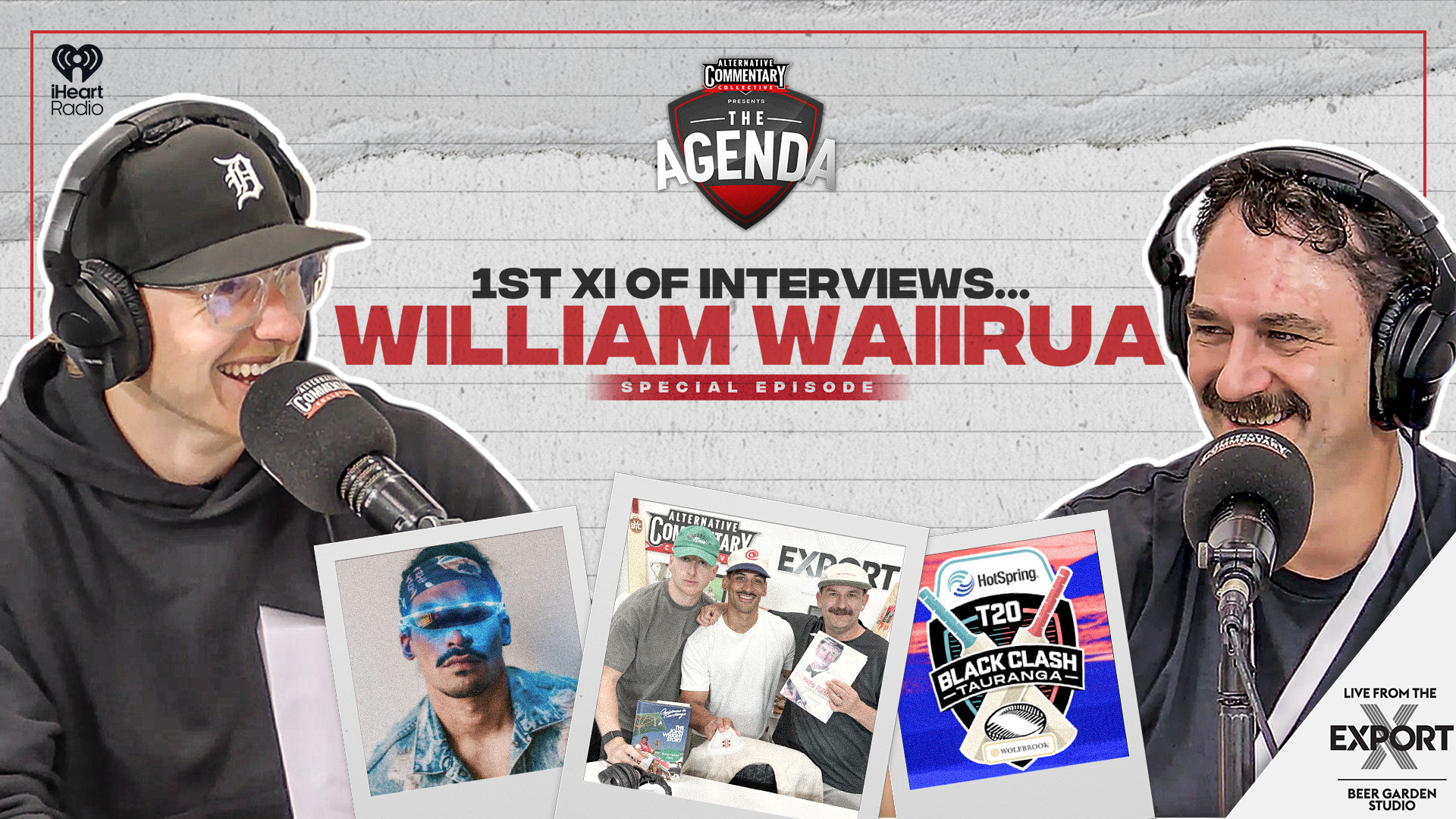 🎙️ LISTEN: "1st XI Of Interviews... William Waiirua"