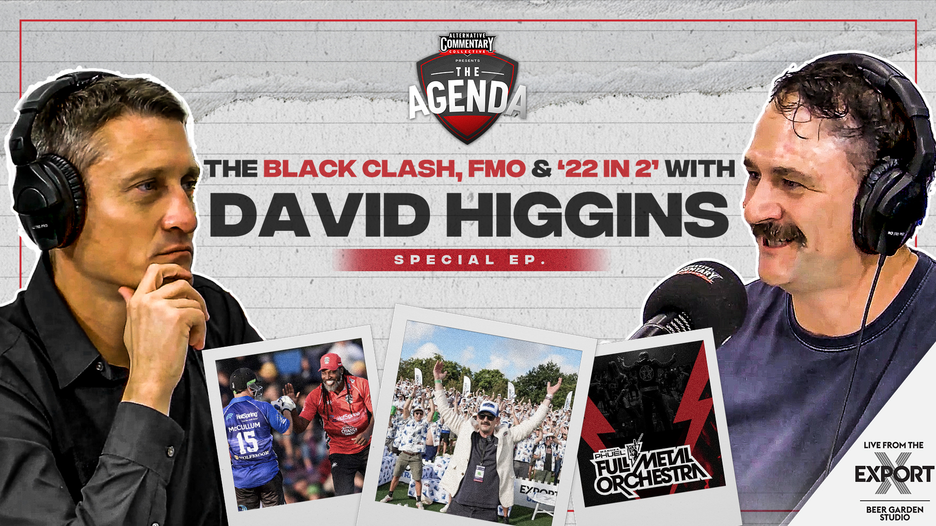 🎥 WATCH: "The Black Clash, FMO & '22 In 2' With David Higgins" - The Agenda Podcast (Full Video Episode)