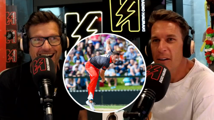 Izzy Dagg tells Matt & Jerry how he broke Stephen Fleming's toe