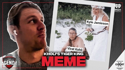 🎥 WATCH: Kyle Jamieson and the Virat Kohli Tiger King meme